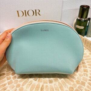 ✨🐚 La Mer Seashell Blue Bag w/ Pink Accents — Ultra Soft & New 🐚✨